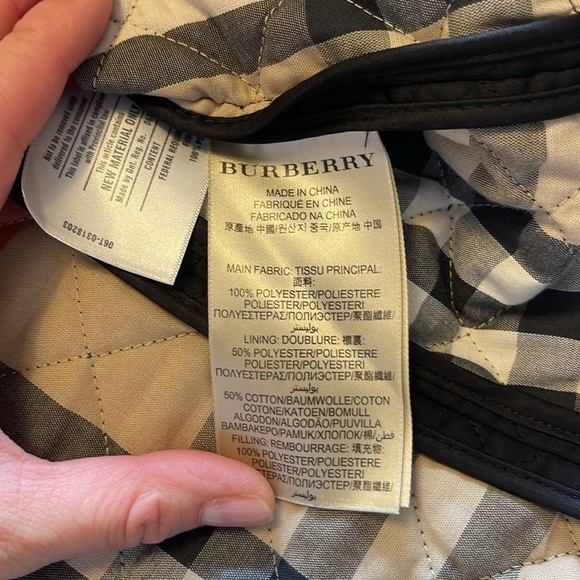 Burberry Brit Quilted Jacket Black size small - Picture 5 of 6